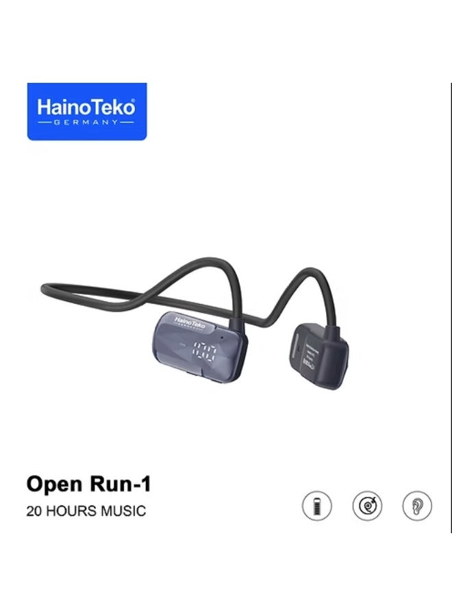 HainoTeko Germany Open Run 1 Wireless Neckband Headphones Lightweight Sport Design for Men & Women Clear Calls & Deep Bass - Image 3